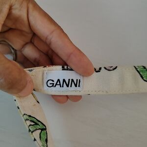 GANNI Floral Keychain